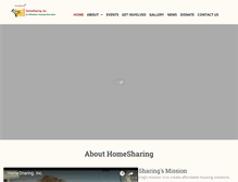 Tablet Screenshot of homesharing.org
